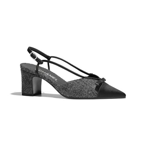 chanel grey slingback|chanel slingback price euro.